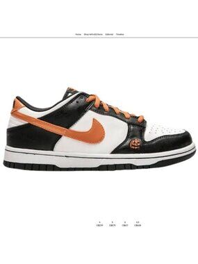 Nike Dunk Low GS Jack-O-Latern Halloween - Youth's 5 / Women's 6-6.5US (2007)